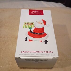 Hallmark Santa's Favorite Treats Ornament KOC Exclusive 2025